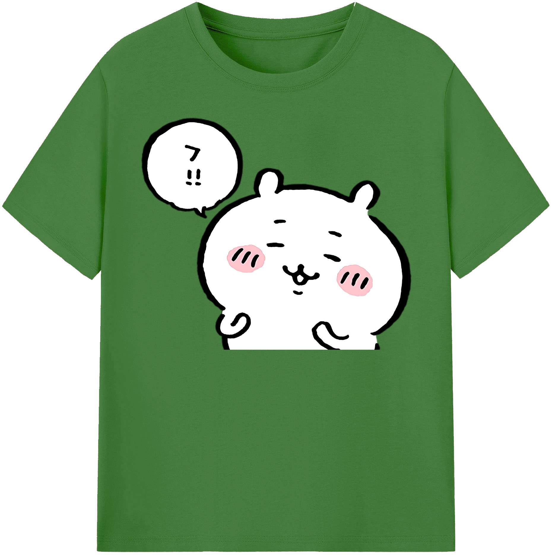 （画像用） ちいかわ ちいかわ Chii-kawa chiikawa レディースカジュアルプリントTシャツ（綿100％）